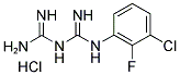 1-(3-CHLORO-2-FLUOROPHENYL)BIGUANIDE HYDROCHLORIDE 结构式