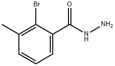 2-溴-3-甲基苯甲酰肼 结构式