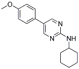 N-CYCLOHEXYL-5-(4-METHOXYPHENYL)PYRIMIDIN-2-AMINE 结构式