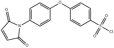 4-[4-(2,5-DIOXO-2,5-DIHYDRO-PYRROL-1-YL)-PHENOXY]-BENZENESULFONYL CHLORIDE 结构式