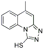 5-METHYL[1,2,4]TRIAZOLO[4,3-A]QUINOLINE-1-THIOL 结构式