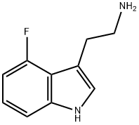 3-(2-氨乙基)-4-氟吲哚 结构式