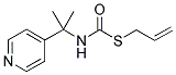 N-[DIMETHYL-(PYRIDIN-4-YL)METHYL]THIOCARBAMIC ACID, S-ALLYL ESTER 结构式