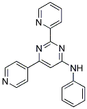 N-PHENYL-2-PYRIDIN-2-YL-6-PYRIDIN-4-YLPYRIMIDIN-4-AMINE 结构式