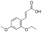 2-ETHOXY-4-METHOXYCINNAMIC ACID 结构式