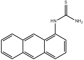 1-(蒽-1-基)硫脲 结构式