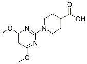 1-(4,6-DIMETHOXYPYRIMIDIN-2-YL)PIPERIDINE-4-CARBOXYLIC ACID 结构式