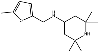 (5-METHYL-FURAN-2-YLMETHYL)-(2,2,6,6-TETRAMETHYL-PIPERIDIN-4-YL)-AMINE 结构式