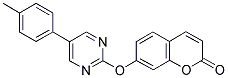 7-([5-(4-METHYLPHENYL)PYRIMIDIN-2-YL]OXY)-2H-CHROMEN-2-ONE 结构式