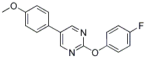 2-(4-FLUOROPHENOXY)-5-(4-METHOXYPHENYL)PYRIMIDINE 结构式