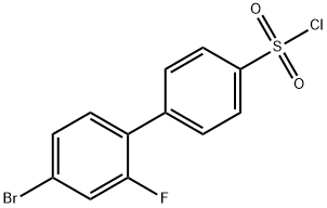 4'-溴-2'-氟-[1,1'-联苯]-4-磺酰氯 结构式