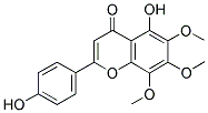 5,4'-DIHYDROXY-6,7,8-TRIMETHOXYFLAVONE 结构式