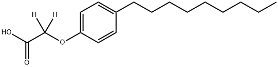 4-NONYLPHENOXY-ACETIC ACID D2 结构式