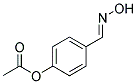 4-ACETOXYBENZALDEHYDE OXIME 结构式