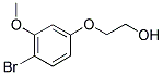 2-(4-Bromo-3-methoxyphenyl)oxy-ethanol 结构式