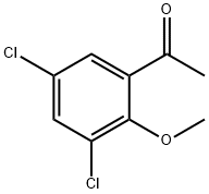 1-(3,5-二氯-2-甲氧基苯基)乙烷-1-酮 结构式