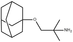 2-(ADAMANTAN-1-YLOXY)-1,1-DIMETHYL-ETHYLAMINE 结构式