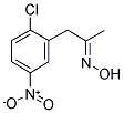 (2-CHLORO-5-NITROPHENYL)ACETONE OXIME 结构式