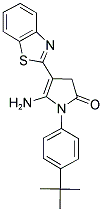 5-AMINO-4-BENZOTHIAZOL-2-YL-1-(4-TERT-BUTYL-PHENYL)-1,3-DIHYDRO-PYRROL-2-ONE 结构式