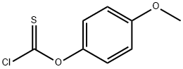 对甲氧基苯基硫代氯甲酸酯 结构式