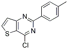 4-CHLORO-2-(4-METHYLPHENYL)THIENO[3,2-D]PYRIMIDINE 结构式