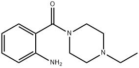 {2-[(4-乙基哌嗪-1-基)羰基]苯基}胺 结构式