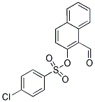 1-FORMYL-2-NAPHTHYL 4-CHLOROBENZENESULFONATE 结构式