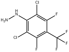 (2,6-Dichloro-3,5-difluoro-4-(trifluoromethyl)phenyl)hydrazine