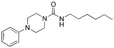 N-HEXYL(4-PHENYLPIPERAZINYL)FORMAMIDE 结构式