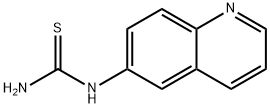 1-(喹啉-6-基)硫脲 结构式