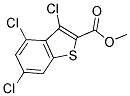 Methyl 3,4,6-trichlorobenzo[b]thiophene-2-carboxylate 结构式