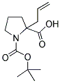 BOC-ALPHA-ALLYL-(D,L)-PROLINE 结构式