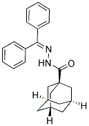 ADAMANTANE-1-CARBOXYLIC ACID BENZHYDRYLIDENE-HYDRAZIDE 结构式