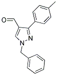 1-BENZYL-3-(4-METHYLPHENYL)-1H-PYRAZOLE-4-CARBALDEHYDE 结构式