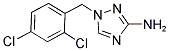 1-(2,4-DICHLORO-BENZYL)-1H-[1,2,4]TRIAZOL-3-YLAMINE 结构式