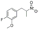 1-(4-FLUORO-3-METHOXYPHENYL)-2-NITROPROPANE 结构式