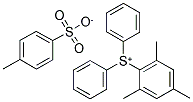 二苯基-2,4,6-三甲基苯基锍对甲苯磺酸盐 结构式