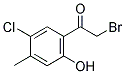 2-Bromo-1-(5-chloro-2-hydroxy-4-methylphenyl)ethanone 结构式