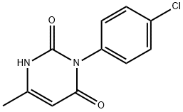 3-(4-CHLOROPHENYL)-6-METHYL-2,4(1H,3H)-PYRIMIDINEDIONE 结构式