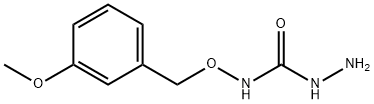 N-((3-甲氧基苄基)氧基)肼甲酰胺 结构式