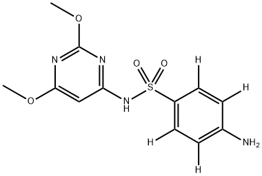 磺胺二甲氧基嘧啶 结构式
