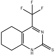 4-TRIFLUOROMETHYL-5,6,7,8-TETRAHYDRO-QUINAZOLINE-2-THIOL 结构式
