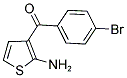 2-Amino-3-(4-bromobenzoyl)thiophene 结构式