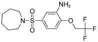 5-(AZEPANE-1-SULFONYL)-2-(2,2,2-TRIFLUORO-ETHOXY)-PHENYLAMINE 结构式