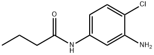 N-(3-氨基-4-氯苯基)丁酰胺 结构式