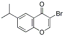 3-BROMO-6-ISOPROPYL-4H-CHROMEN-4-ONE 结构式