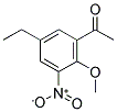 5-ETHYL-2-METHOXY-3-NITROACETOPHENONE 结构式