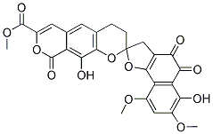 BETA-RUBROMYCIN 结构式