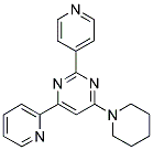 4-PIPERIDIN-1-YL-6-PYRIDIN-2-YL-2-PYRIDIN-4-YLPYRIMIDINE 结构式