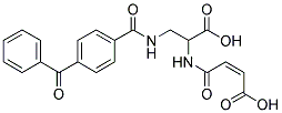 3-(BENZOPHENONE-4-CARBOXAMIDO)-2-HEMIMALEAIMIDOPROPANOIC ACID 结构式